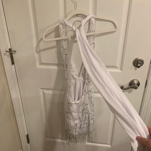 Lucy in the sky white sparky romper - worn only once - Picture 3 of 3